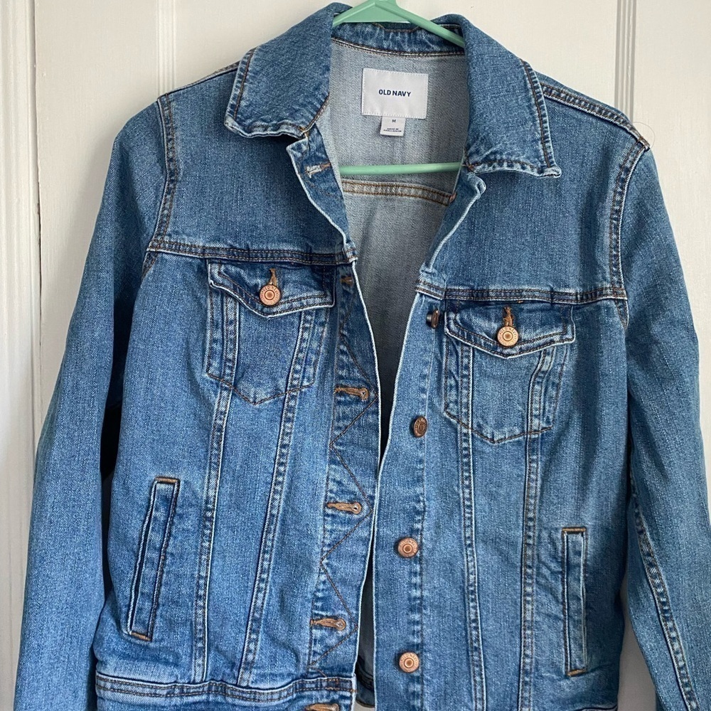 Classic Women Cropped Cowgirlcore Jean Jacket- Medium - Picture 2 of 11